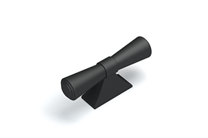 Matt Black Classic T Bar